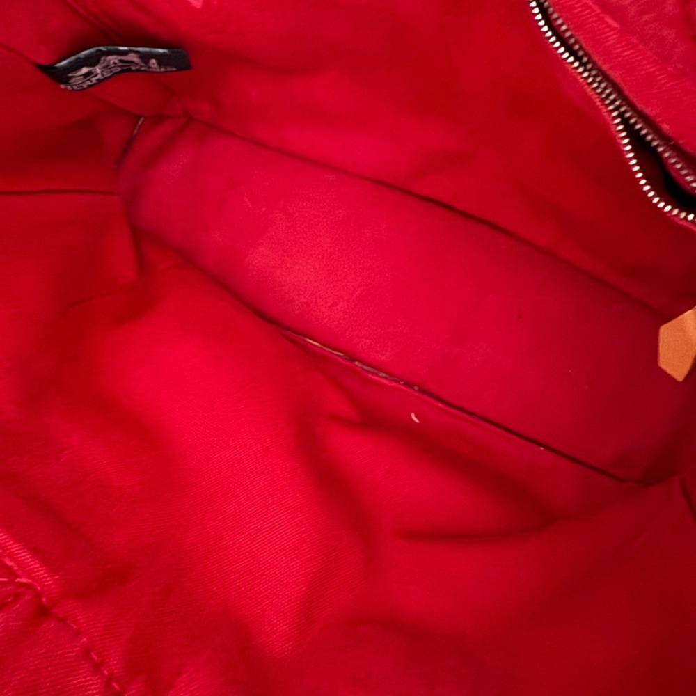 Hermès Paris Vintage Canvas Tote – Red | Rare Early Style - Picture 10 of 16